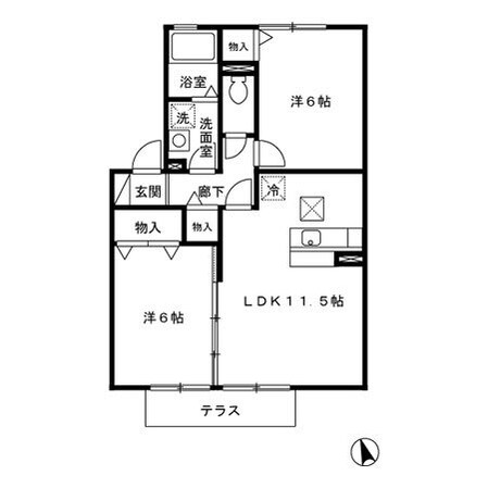 ウィルベリーの物件間取画像